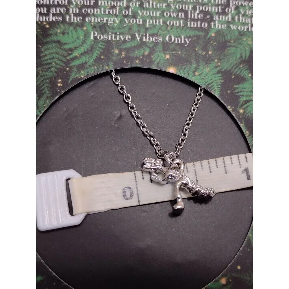 No Bones T-Rex pendant necklace dinosaur